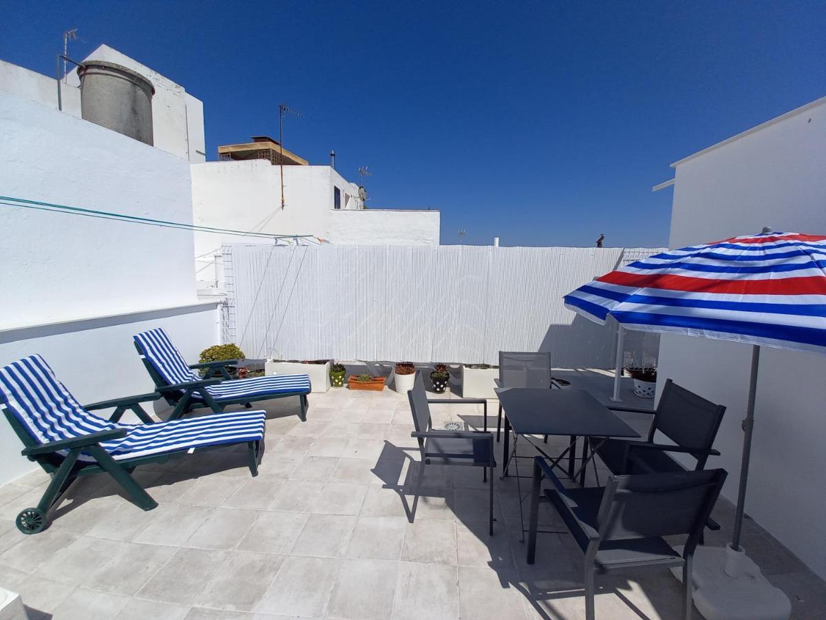 Casa Malakita With Private Seaview Roof Terrace Conil De La Frontera Exterior foto